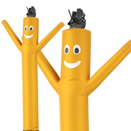 LookOurWay Air Dancers Wacky Waving Inflatable Tube Man Attachment - 7 Feet Tall Advertising Air Dancer Waving Man Inflatable Tube Guy - Blower Not Included - Yellow