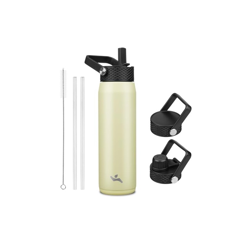 Botella de agua de acero inoxidable aislada de 25 onzas