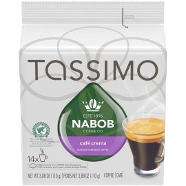Kraft Foods Tassimo Nabob Cafe Crema Single Serve T-Discs, 110g/3.9 oz., 14 T Discs