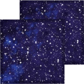 Baquler 2 Pcs Fluorescent Light Covers 2 x 2 ft Light Filter Magnetic Light Covers for Ceiling Lights Classroom Ceiling Light Cover Classroom Light Filters for Ceiling Classroom (Starry Sky)