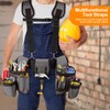 Tool Belt With Suspenders, 22 Pockets Tool Bags, Multi-Functional Adjustable
