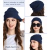 100% Merino Wool Beanie Hat for Women Men, Cuffed Knit