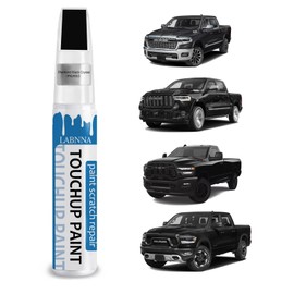 PXJ/KXJ Diamond Black Crystal Touch Up Paint for RAM-Exact Match 2 in 1 touchup Paint Pen for Chips and Nicks Repair Car Paint Scratch Repair Kit