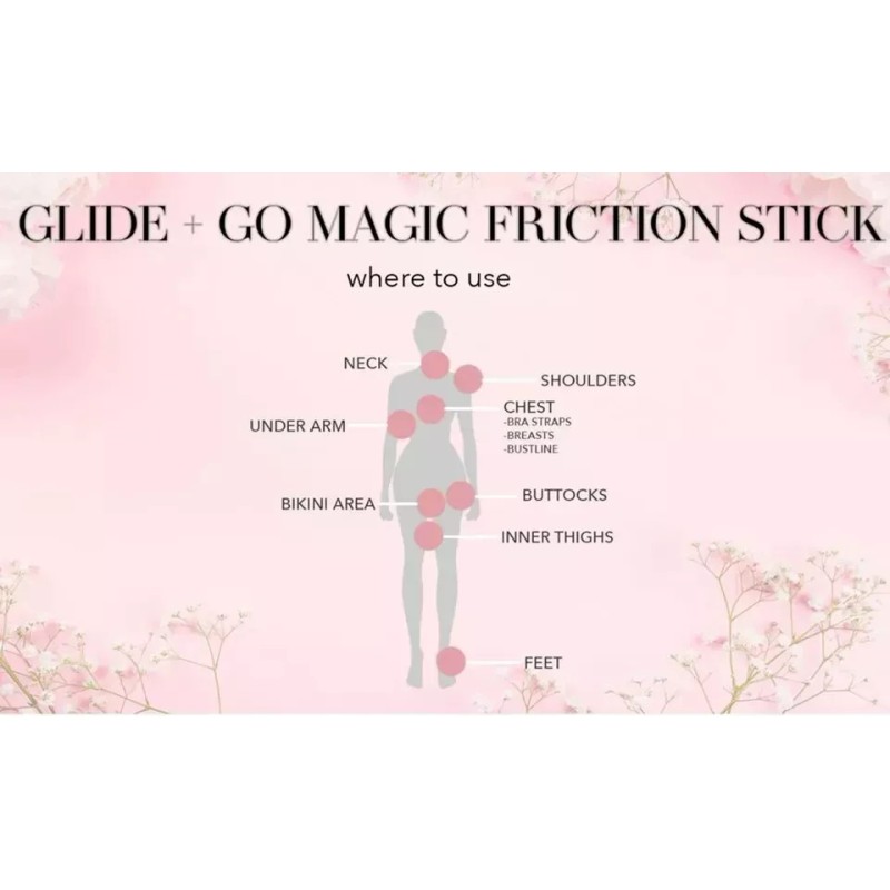 Nakery Beauty Glide & Go Magic Friction Stick Wand -
