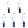 bociloy 5Pcs Magnetic Torx Screwdrivers Set with Comfortable Handle, Steel