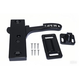 RV Camper Screen Door Latch Handle Kit for Passenger Side - Travel Trailer Motorhome Entry Replacement Parts for Right Hand