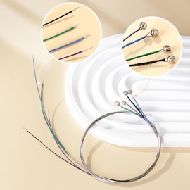 FANGXIN 2 Sets Violin Strings Full Set (G-D-A-E), Universal Violin Strings with Nickel-plated Ball Ends, Compatible with 4/4, 3/4, 1/2 and 1/4 Violins