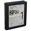 2Fold 3 Ring Binder 1 Inch with Clear Front Pocket