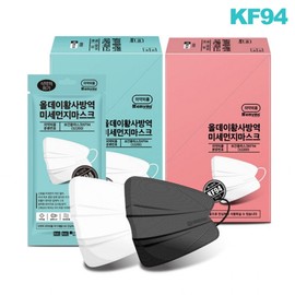 All-day K94 mask, 60 sheets of domestic disposable mask for ear pain / 올데이 K94마스크 귀안아픈 국산일회용마스크 60매