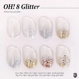 motive Mostive Opal OH8 Glitter Gel 8-piece set / 모스티브 오팔 OH8 글리터젤 8종 세트