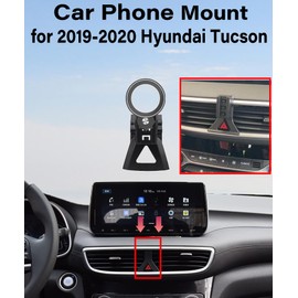AbeeyGeomarn Magnetism Car Phone Holder for Hyundai Tucson 2019 2020 Accessories Compatible with MagSafe Hands-Free 360 Degree Rotation Adjustable Cell Phone Mount Does Not Affect Air Vent