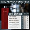 Manual Coffee Grinder by Alpaca Ventures - Stainless Steel Conical