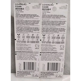 COVERGIRL 2- Covergirl Clean Invisible concealer #160 Classic Tan, Vegan.