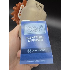 YANKEE CANDLE AUTUMN WREATH PLUG IN DIFFUSER BASE NIGHT LIGHT New Lights Up!