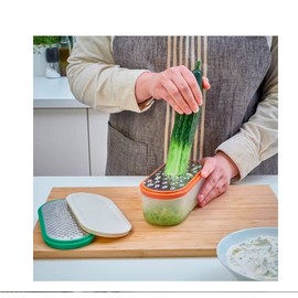 Grater with Container, Set of 4, Mixed Colors