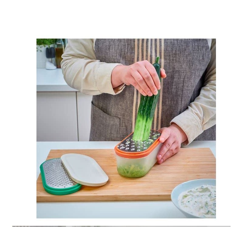 Grater with Container, Set of 4, Mixed Colors