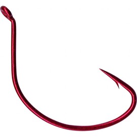 Croaker Hook, Wide Gap, Hollow Point - Red Blonde 2/0