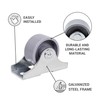 SKIR'CO Pack of 4 Small 25 mm Furniture Castors Grey