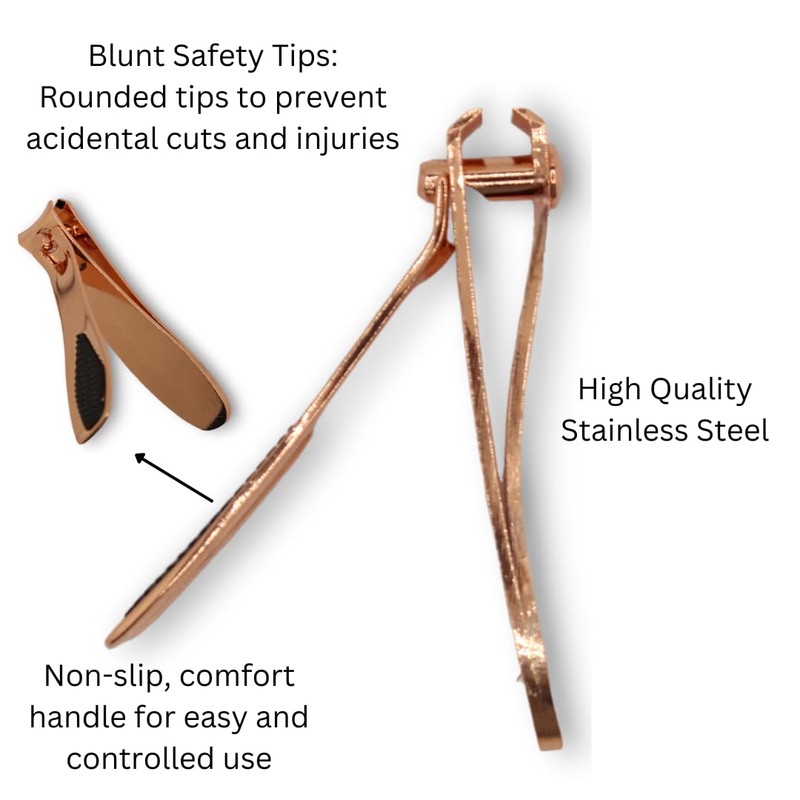 DreamCut Professional Fingernail Clipper - Rose Gold