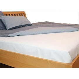 allsaneo Premium Travel Sheet, Extra Light and Soft, 180 x 260 cm, White, Allergy Sufferers, Dust Mite Protection, Allergy-Proof