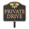 Whitehall 14141 "Cast Aluminum, Durable Wall or Lawn Mounting Private