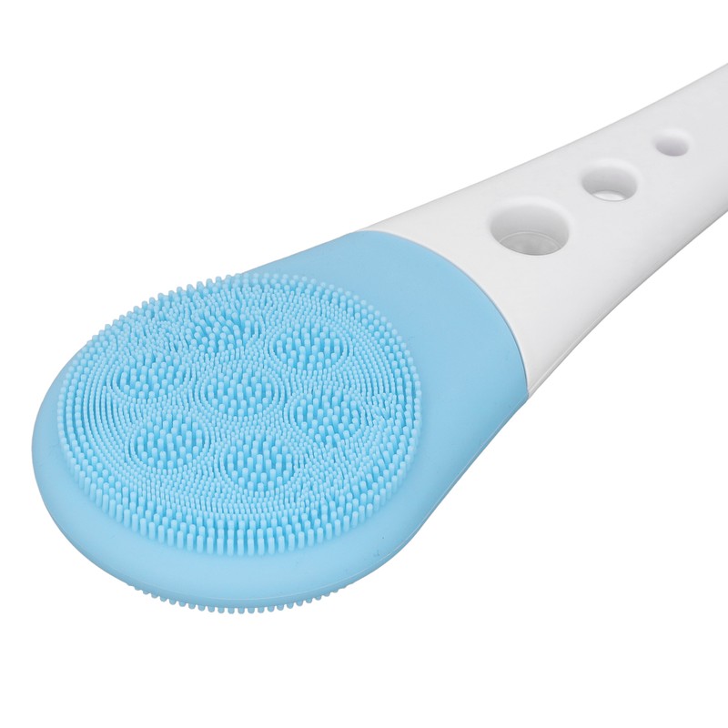 Electric Body Scrubber Shower Brush Long Handle Waterproof Cordless Body