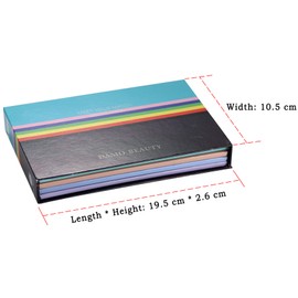 Vtrem 60 Colors Eyeshadow Palette Matte Pearlescent Eye Makeup Palette with 4 Layers Long Lasting Waterproof Glitter Metallic Eyes Shadow Powder Highly Pigmented Easy to Blend