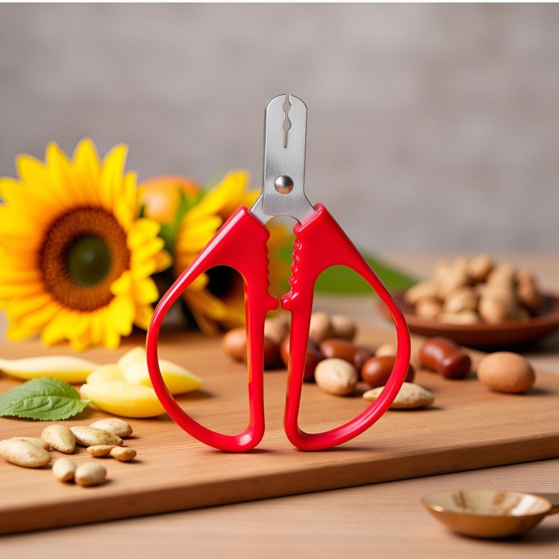 Red Melon Seed Cracker Plier, Sunflower Seeds Plier Opener -