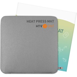 HTVRONT Heat Press Mat for Cricut:29.2cmX29.2cm(11.5"x11.5")  Heat Press Pad for HTV T-shirt