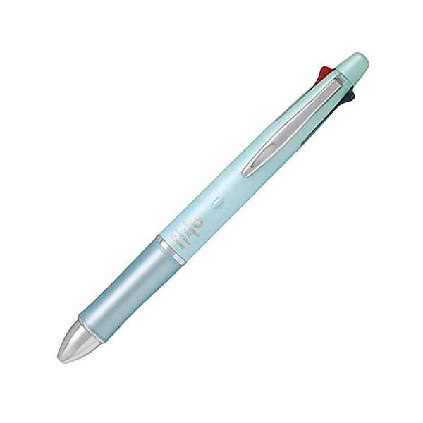 Pilot Dr. Grip 4+1, 4 Color 0.5 mm Ballpoint Multi Pen & 0.3 mm Mechanical Pencil - Gradation Soft Blue Body (BKHDF1SEF3-GSL)