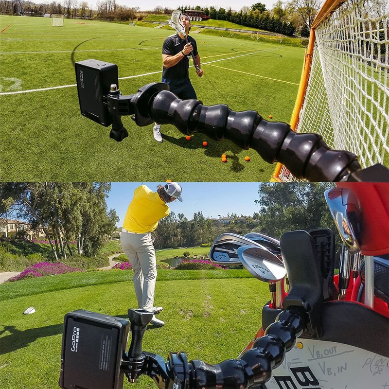 Sametop 360 Degree Rotating Backpack Mount Holder Compatible with GoPro