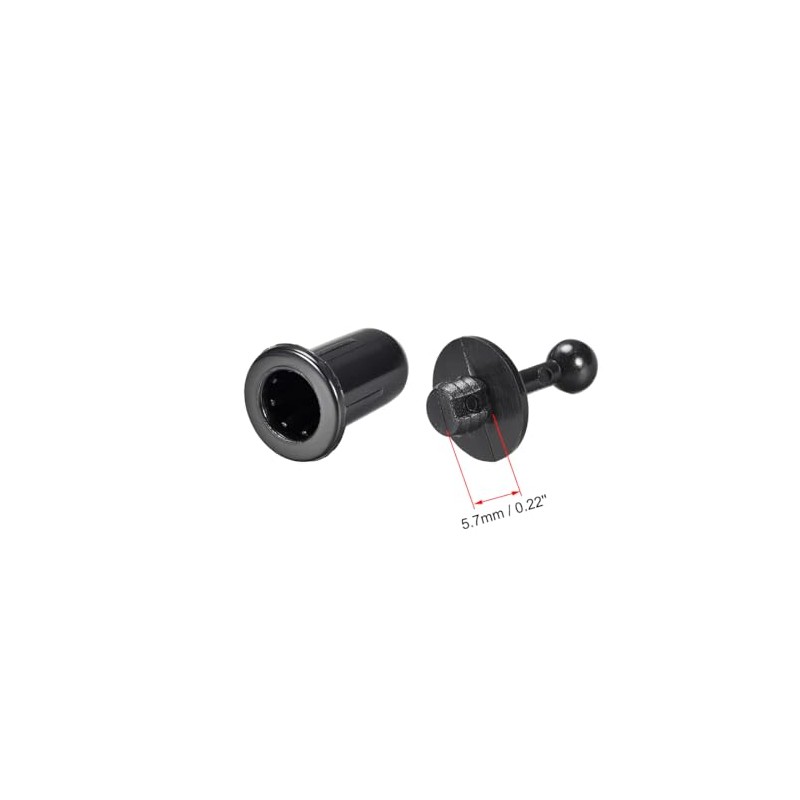 sourcing map 12 Pairs Speaker Small Peg Kit Guides 25.5mm