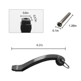 Llhhs 2pcs Fry Pan Handle P08-033 for Farberware Pots Replacement Long Handle Fit for Farberware Fry,Sauce Pan and Pot