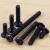 1/4-20 x 3-1/2" Black Hex Socket Head Cap Screws, 304