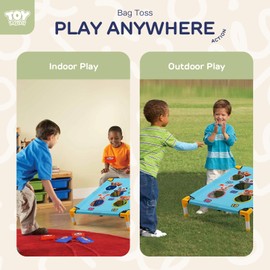 TOY Life Bean Bag Toss Game, Outdoor Toys for Toddlers 3-5, Outdoor Toys for Kids Ages 4-8, Outdoor Kids Toys, Kids Party Games, Outside Toys for Kids Ages 4-8, Outside Toys for Toddlers 3-5