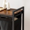 HOOBRO Laundry Sorter 4 Sections, Laundry Hamper with Wheels, 4