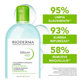 Bioderma Agua Micelar Sébium H2o para Pieles Grasas 500 ml