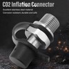 Male Thread CO2 Tank Refill Valve Connector 1/8NPT CO2 Cylinder