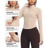 QUEENIEKE Workout Running Jackets for Women Zip Up Athletic Yoga