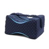 Memory Foam Knee Pillow for Side Sleepers with Dual-Sided Elastic