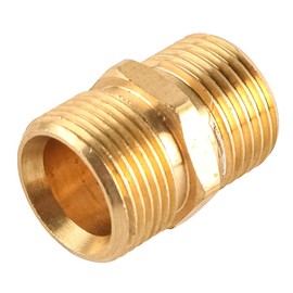 Sarini Pressure Washer Adapter Brass Hose Connector Adapter M22 15mm Male to M22 14mm Male