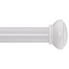 SIMEWIN White Curtain Rods for Windows 28 to 48 Inches