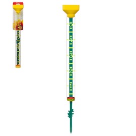 Headwind EZRead 21” Giant Professional Outdoor rain Gauge, USA Made Heavy Duty All Weather Freeze Proof Stake or mountable with Float, Yellow (820-1002YEL)