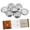 Tofficu 20Pcs Round Stainless Steel Air Vent Covers Ventilation Louvers