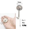 Vellure Magnetic Hooks Strong – Heavy Duty Neodymium Metal Hanger,