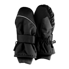 Sterntaler Mittens with Thumb, Thinsulate Inlet and Fastening, Waterproof - Unisex Accessories for Babies & Toddlers - Warm and Functional - Gloves - Dark Grey, Size 5