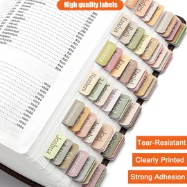 WANCHIY Bible Journaling Kit, 12 Pastel Bible Highlighters No Bleed, 6 Gel Pens No Bleed, 120 Bible Tabs, Bible Markers, Bible Pens, Large Print Bible Index Tabs, Bible Study Accessories