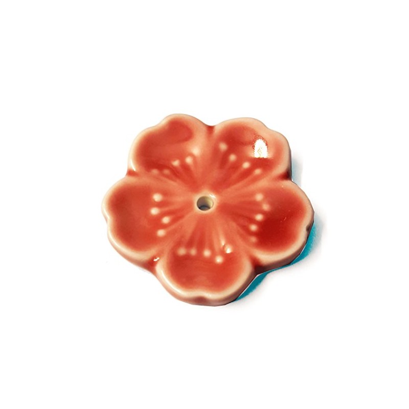 Kousaido Cherry Blossom Ceramic Incense Stick Holder