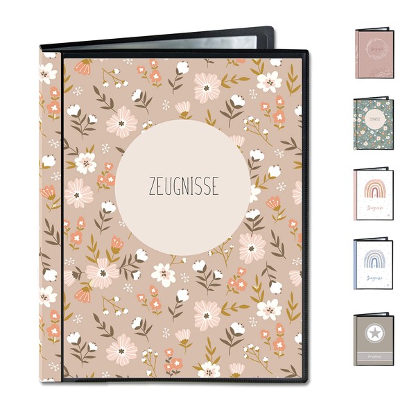 Minilino Certificate Folder, 20 A4 Premium Transparent Pockets, Protection, Storage