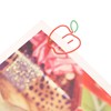 100pcs Cute Paper Clips Rust Proof Plating Prevent Slip Decorative